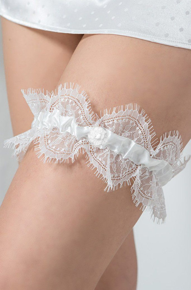Подвязка кружевная для невесты Mia-Amore "Princess" 8045