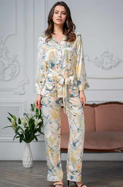 Шелковая пижама женская Mia-Amore "Lucianna" 3536