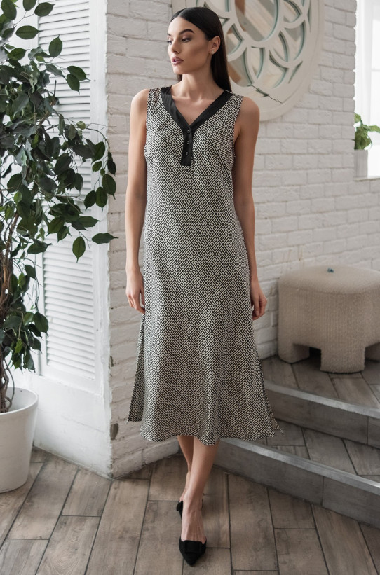 Сорочка женская длинная шелковая Mia-Amore "Jadore" 4088