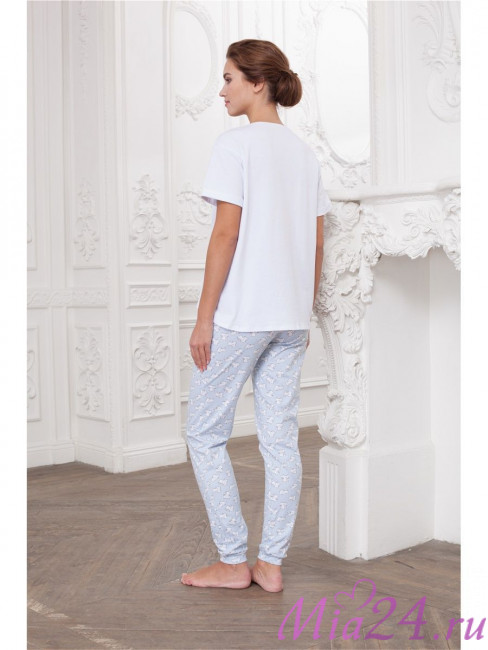 733 Пижама женская "Cleo" голубой