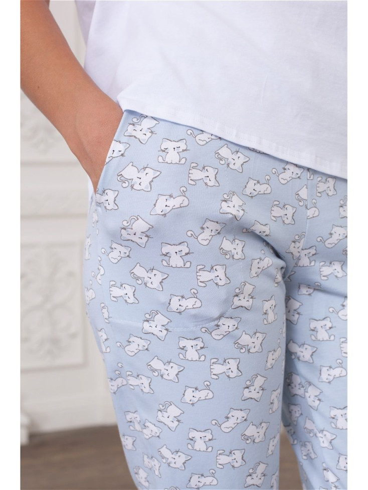 733 Пижама женская "Cleo" голубой