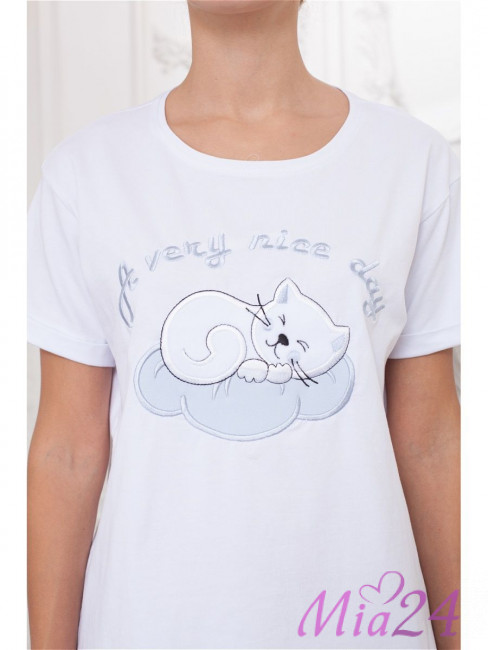 733 Пижама женская "Cleo" голубой