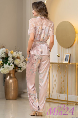 Пижамный комплект домашний шелковый Mia-Amore "Milinda" 3726