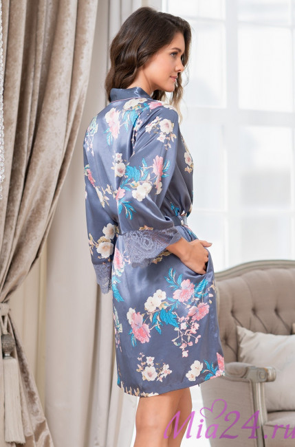 Халат женский шелковый Mia-Amore "Henrietta" 3763 Халат женский шелковый Mia-Amore "Henrietta" 3763