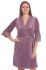 Халат велюровый женский Весталия 3707 инжир