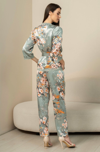 Комплект женский домаший шелковый Mia-Amore "Azalia" 4416