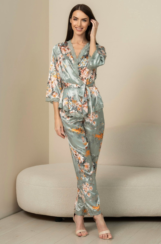 Комплект женский домаший шелковый Mia-Amore "Azalia" 4416