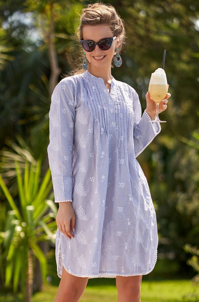 Пляжная туника из хлопка Mia-Amore "Dominicana" 1403