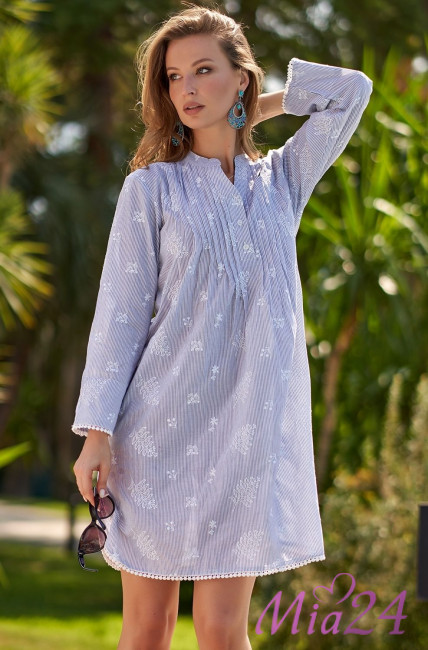 Пляжная туника из хлопка Mia-Amore "Dominicana" 1403