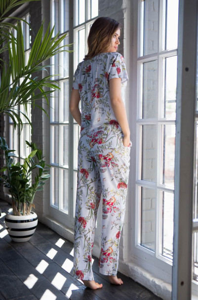 Женская пижама с брюками Mia-Mia "Alice" 16326 белый