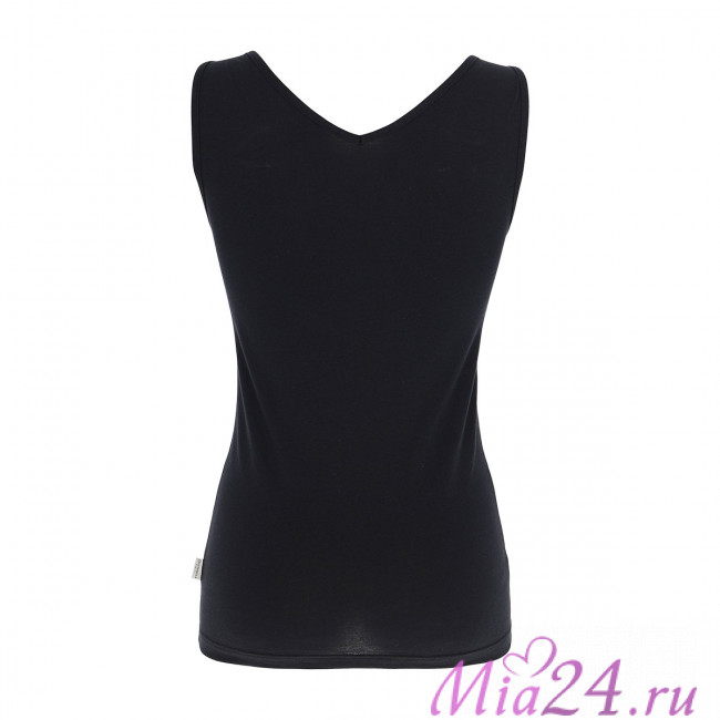 Майка женская с кружевом Cotonella "Purity Lace" AD941 черный