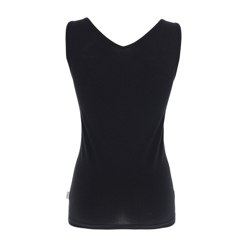 Майка женская с кружевом Cotonella "Purity Lace" AD941 черный