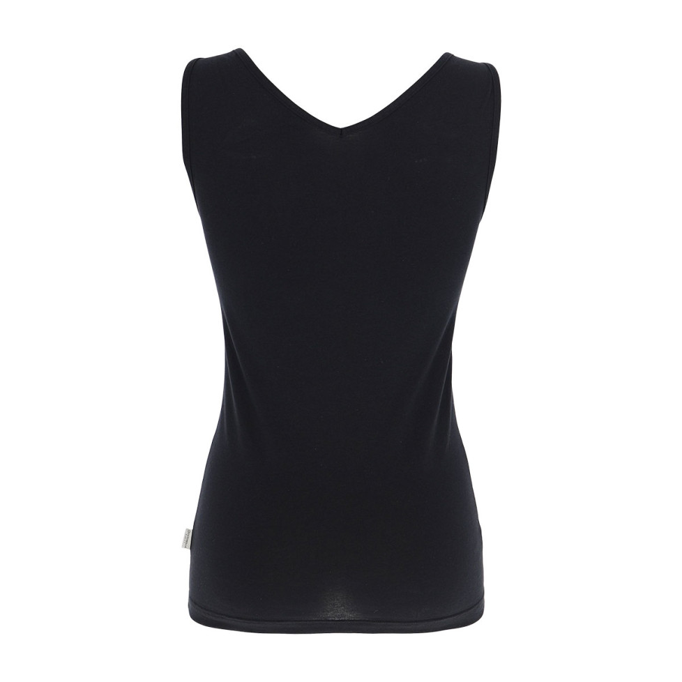 Майка женская с кружевом Cotonella "Purity Lace" AD941 черный