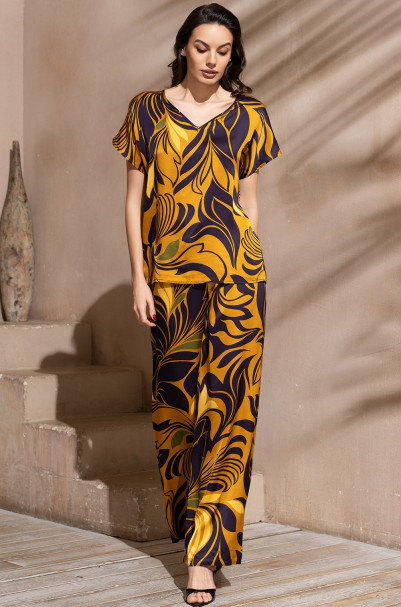 Комплект женский домашний с брюками Mia-Amore "Marcela" 4545