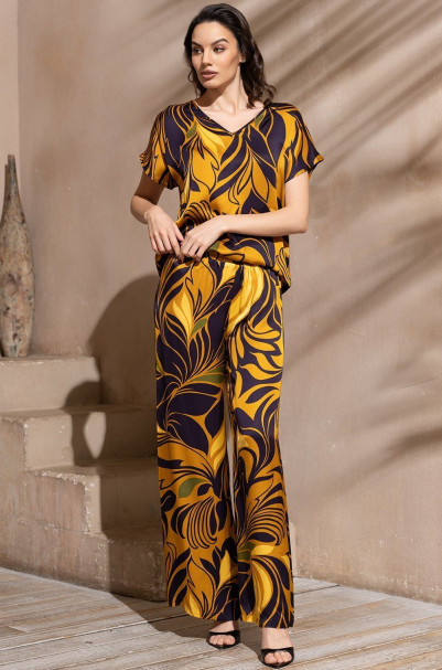 Комплект женский домашний с брюками Mia-Amore "Marcela" 4545