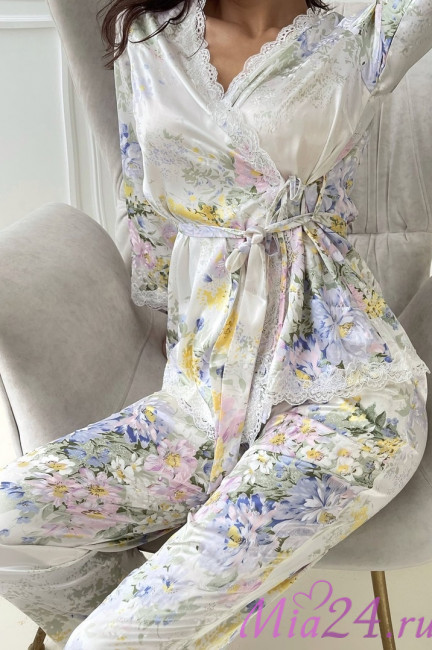 Комплект домашний шелковый Mia-Amore "Lilianna" 5995