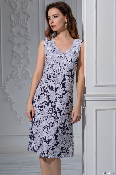 Сорочка женская из вискозы с бамбуком "Madlen" 6388