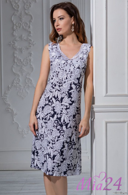 Сорочка женская из вискозы с бамбуком "Madlen" 6388 Сорочка женская из вискозы с бамбуком "Madlen" 6388