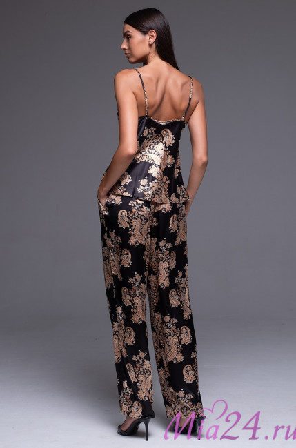 Комплект-тройка домашний шелковый Mia-Amore "Golden Flower" 3305 Комплект-тройка домашний шелковый Mia-Amore "Golden Flower" 3305