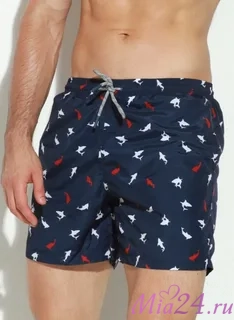 Плавки мужские B645JI Jolidon 25 шорты дельфин/темно-синий
