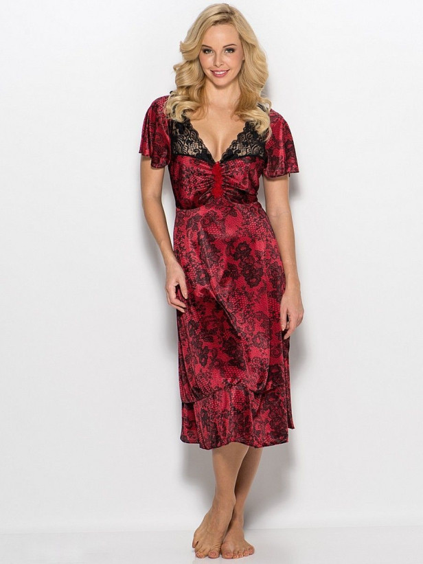 Сорочка женская Mia-Mia "Karmelita" 7645 красный