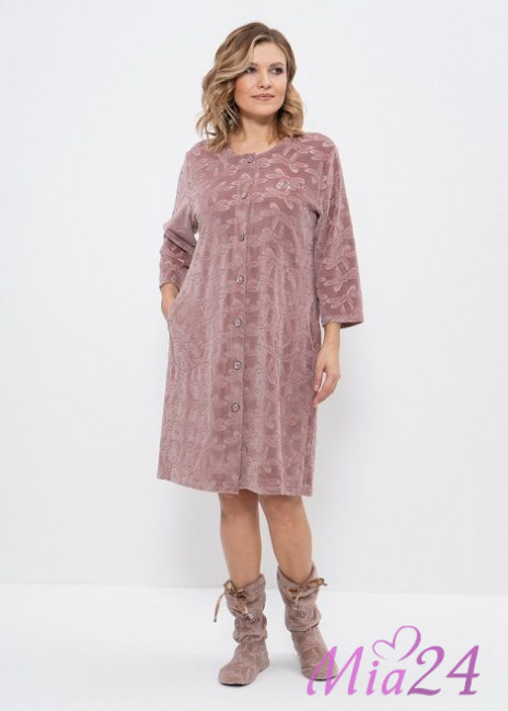 474 Халат женский "Cleo" кофейный