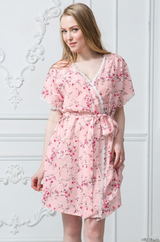 6473 Халат из хлопка "Emma" rose