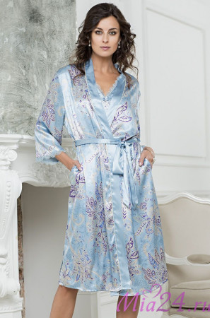 5939 Халат шелковый "Sophia"