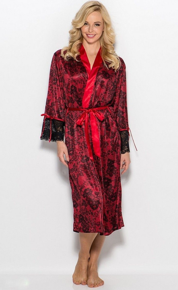 Халат женский домашний Mia-Mia "Karmelita" 7647 красный