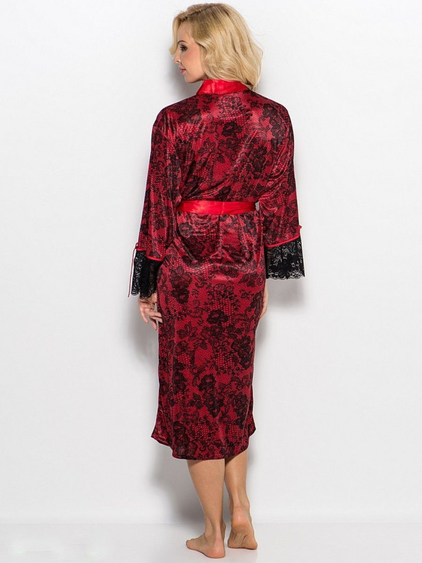 Халат женский домашний Mia-Mia "Karmelita" 7647 красный