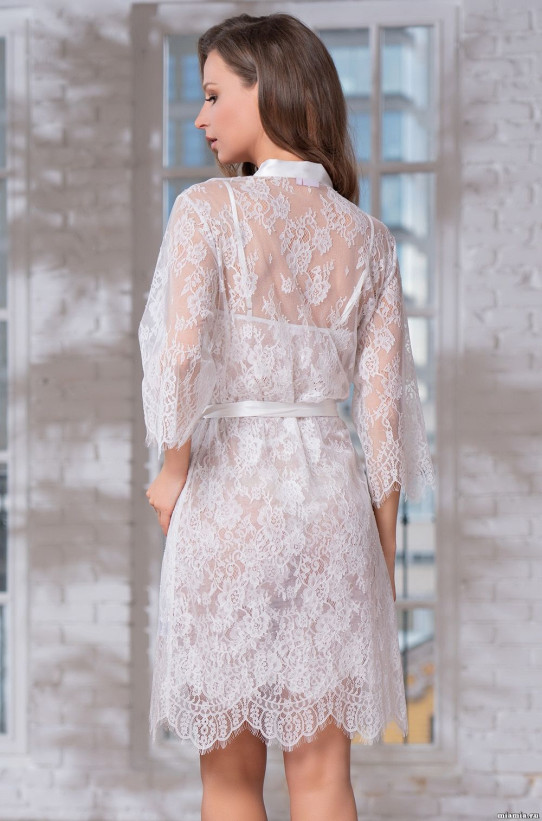 2083 Халат кружевной "Flamenco"