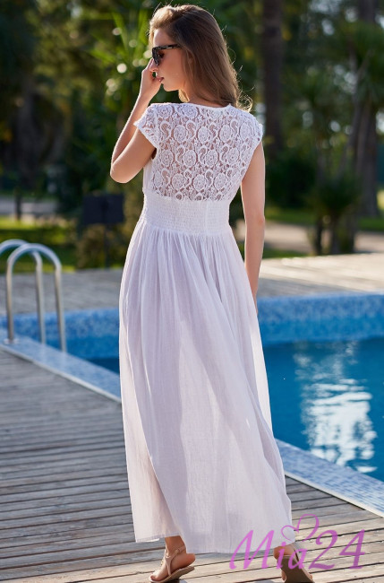 Пляжный длинный сарафан из хлопка Mia-Amore "Argentina" 1380