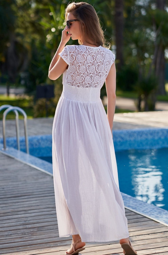 Пляжный длинный сарафан из хлопка Mia-Amore "Argentina" 1380