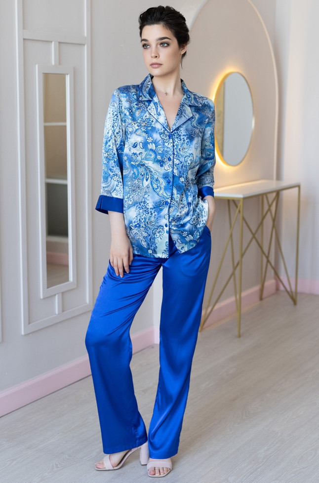 Комплект домашний шелковый Mia-Amore"Ariel" 3096