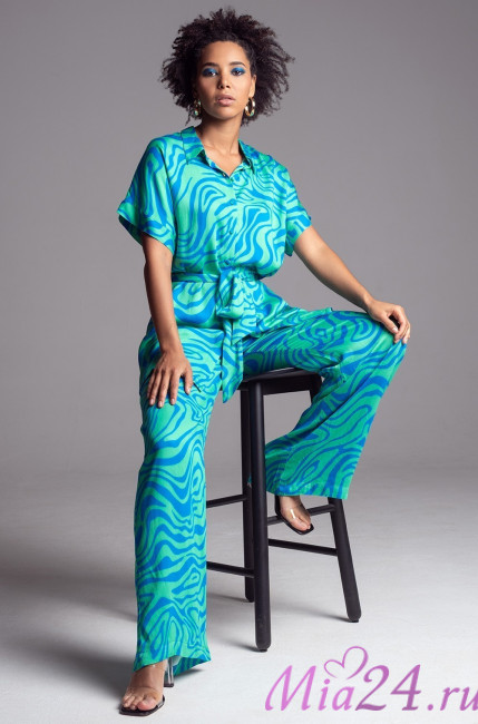 Комплект женский из вискозы с шелком Mia-Amore "Seville" 5066 бирюза Комплект женский из вискозы с шелком Mia-Amore "Seville" 5066 бирюза