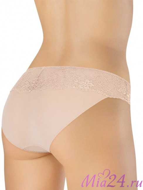Трусы-слипы женские "Microlace" Amelie 8030-2 пудра