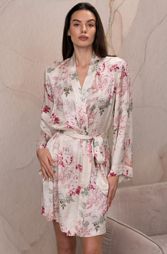 Халат женский из смесового шелка Mia-Amore "Charlotte" 4513