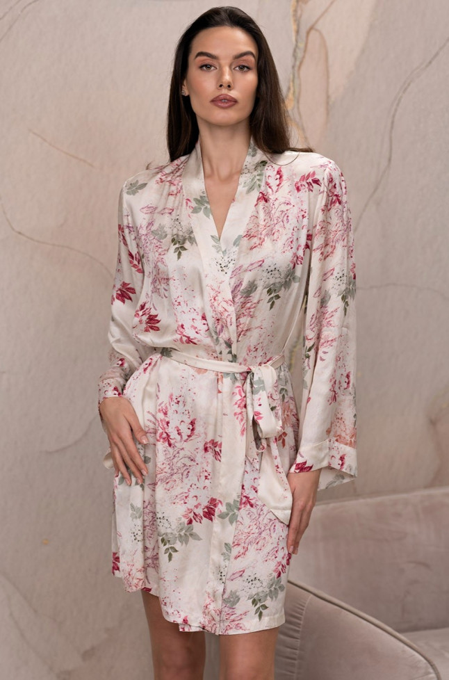 Халат женский из смесового шелка Mia-Amore "Charlotte" 4513