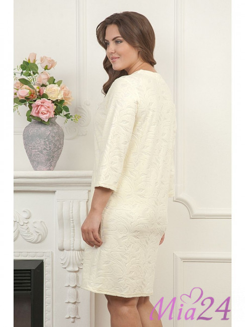 474 Халат женский "Cleo" светло-желтый