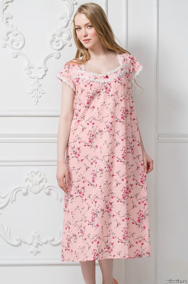 6474 Сорочка из хлопка "Emma" rose
