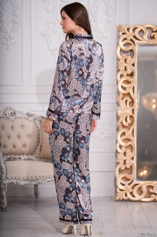 Комплект домашний женский Mia-Amore "Linda" 3286 антрацит