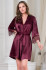 Халат шелковый Mia-Amore "Sharon" 3803 бордовый Халат шелковый Mia-Amore "Sharon" 3803 бордовый