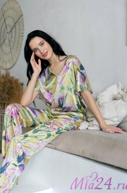 Комплект домашний шелковый Mia-Amore "Iolanta" 3956