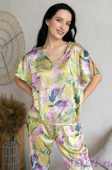 Комплект домашний шелковый Mia-Amore "Iolanta" 3956