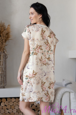 Туника женская из шелка с вискозой Mia-Amore "Amely" 5047 молочный