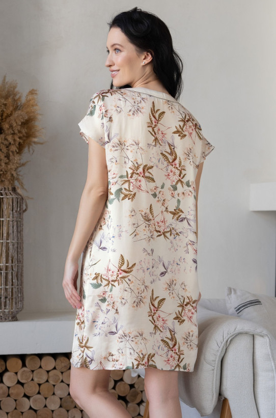 Туника женская из шелка с вискозой Mia-Amore "Amely" 5047 молочный