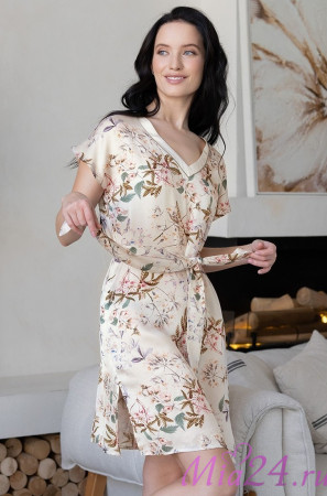 Туника женская из шелка с вискозой Mia-Amore "Amely" 5047 молочный