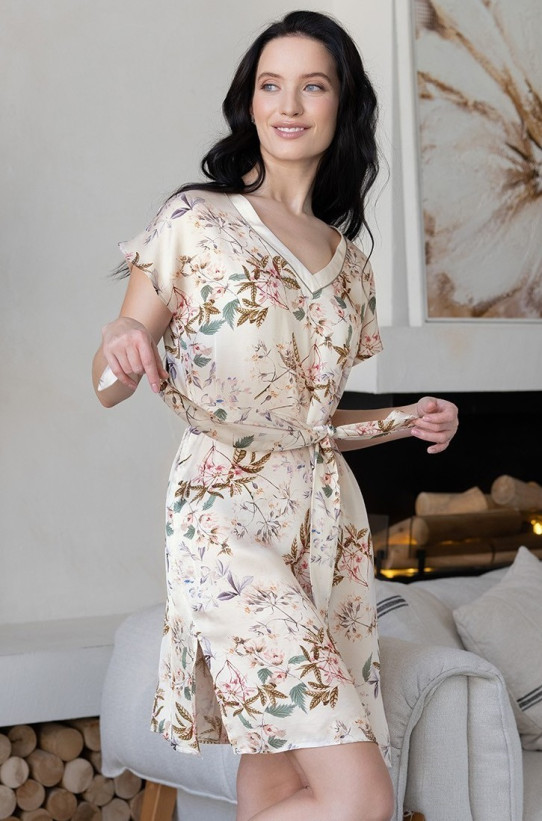 Туника женская из шелка с вискозой Mia-Amore "Amely" 5047 молочный