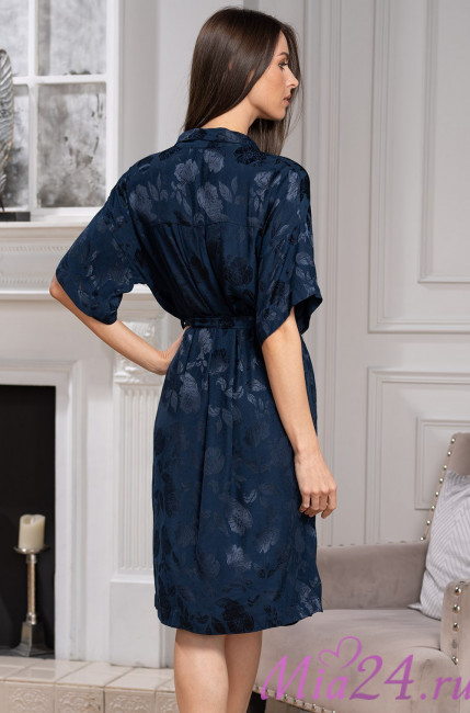 Рубашка женская на пуговицах из смесового шелка Mia-Amore "Enrika" 4405