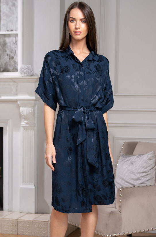 Рубашка женская на пуговицах из вискозы с шелком Mia-Amore "Enrika" 4405